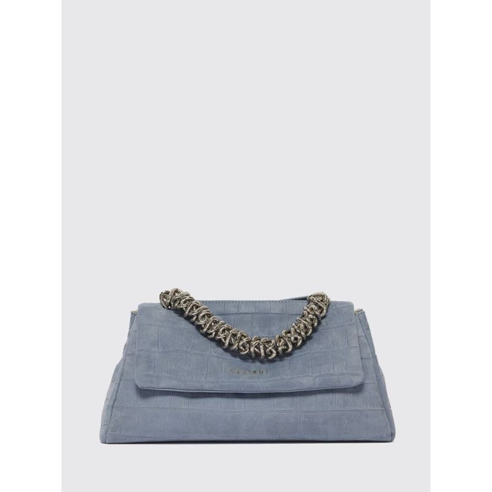 Orciani Women Sveva Longuette Bag Orciani In Crocodile Print Suede